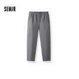 森马（Semir）休闲裤男三防软壳裤加绒直筒裤2025冬季长裤通勤基础109725127101