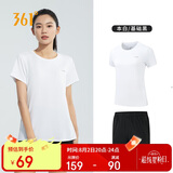 361°跑步运动套装女士夏季衣服新款休闲短袖短裤两件套662414001H-1