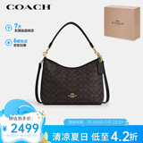 蔻驰（COACH）【品牌直供】女士LAUREL中号手提单肩斜挎包流浪包人造革