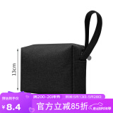 BUBM 多功能数码电源收纳包便捷式办公出差内胆收纳包电脑包配件 黑色-收纳包-中号
