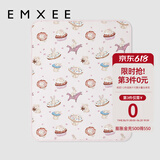 嫚熙（EMXEE）婴儿可水洗隔尿垫新生宝宝儿童大号姨妈月经生理期护理垫床单 甜心兔 60x120cm