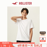 HOLLISTER24夏款经典小海鸥情侣基础款短袖T恤男装女装KI324-4042 白色 L (180/108A)