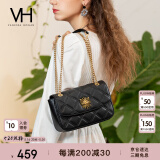 VANESSA HOGAN VH女包茵然系列茵然软包牛皮链条斜挎小方包单肩送女友520礼物