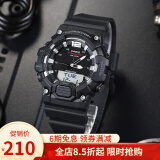 卡西欧（CASIO） 运动手表男太阳能双显防水夜光运动电子学生表送男友女友礼物 HDC-700-1A