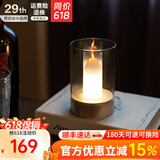 新特丽（COMELY）氛围台灯创意清吧餐桌灯民宿装饰灯生日礼物伴手礼 烛台 烛光 红外版