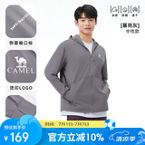 骆驼（CAMEL）户外防晒衣男女专业upf50+冰丝凉感透气防晒服【卡卡西】121A5
