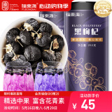 福东海 黑枸杞精选中果500克青海柴达木诺木洪黑枸杞250g×2瓶养生茶送礼