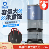渔之源 新款鱼护野钓专用新型钓鱼网兜黑坑活鱼袋渔护小鱼户涂胶防挂 35cm 2.5m 【野钓推荐】多功能鱼护-送挡针