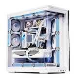 爱国者（aigo）星璨 辰 白色 游戏电脑台式主机箱 360水冷位/ATX主板/一体弧面玻璃/左右分仓海景房/5090显卡
