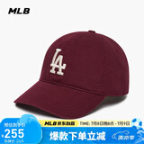 MLB帽子男女软顶棒球帽虞书欣明星同款运动鸭舌帽3ACP6601N-07RDS-F