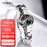 劳士顿（ROSDN） 手表女简约防水石英表女表双日历女士手表七夕新年礼物送女友 本色3672款 25mm