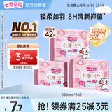 七度空间抑菌极薄 线条小狗联名 迷你巾180mm*14片【品牌直供 安心品质】