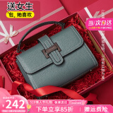 viney牛皮包包女包斜挎妈妈包轻奢单肩手提包生日520送女朋友礼物老婆