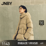 JNBY/江南布衣【白月光】秋冬云朵羽绒服女A型宽松简约5O0C12340 269/绿卡其 S