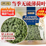 贡苑薄荷叶茶260g 精选干薄荷茶薄荷颗粒新鲜可食用搭菊花柠檬泡水喝