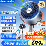 格力（GREE）空气循环扇家用智能遥控大风量电风扇等离子除菌净化3D自动摇头直流变频低噪落地扇 FXDZ-2305Bag5