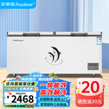 荣事达（Royalstar）冰柜商用大容量全冷冻卧式冰柜家用冷藏冷冻两用冷柜双温商用大冰柜冷冻柜展示柜 1088单温【一级能效 机械温控】
