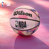 Wilson威尔胜儿童5号篮球NBA扎染系列图案随机青少年儿童室内外5号篮球