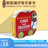 英文原版Richard Scarry Cars and Trucks from A to Z 纸板书 小卡车字母纸板书 斯凯瑞 儿童入门英文版 儿童绘本 图画故事书 绿山墙 . 绿山墙图书专营店