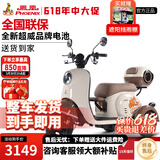 凤凰甲壳虫电动三轮车家用小型老年代步电动车老人休闲电瓶车 800W+60V24A黑金+续航约47.5公里