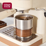 CLITON304不锈钢咖啡杯 复古便携户外随行外带露营迷你果汁杯冷饮杯茶杯