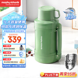 摩飞电器（Morphyrichards）电热水壶 便携式烧水壶 家用户外旅行1L大容量双层304不锈钢保温防烫旅行电水壶电热水杯MR6061绿
