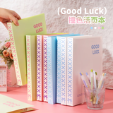 三木（SUNWOOD）B5/60张120页活页本 GOODLUCK撞色8孔不硌手笔记本 高颜值锁扣开合可拆卸学生本子 1070 乳白