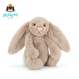 Jellycat害羞乳白色邦尼兔动物毛绒玩偶安抚玩偶送礼娃娃生日新婚礼物 米色 Medium