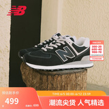 NEW BALANCE 运动鞋男鞋女鞋透气复古拼接经典休闲鞋574系列ML574EVB 38