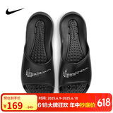 耐克NIKE外穿休闲鞋男一字沙滩鞋VICTORI ONE拖鞋CZ5478-001黑44