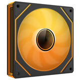 大水牛（BUBALUS）镜界 正叶 无限镜ARGB幻彩风扇 12CM正出风机箱散热风扇 4PIN PWM智能温控调速风扇