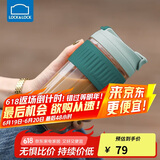 乐扣乐扣（LOCK&LOCK）咖啡杯耐热玻璃水杯子男女学生便携式双饮吸管杯随手杯500ML绿色