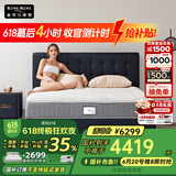 金可儿（Kingkoil）乳胶床垫三区独立袋弹簧软硬适中护脊1.8x2米五星酒店款 碧玺系列 碧玺Pro【28cm】五区感应 150*200cm