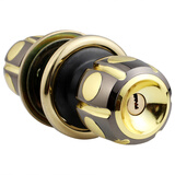 梅花（BLOSSOM）球形锁室内门锁卧室房门锁浴室锁通用型JD5886枪金黑