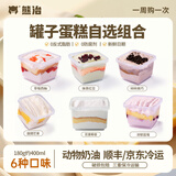 熊治多口味小罐子蛋糕水果夹心盒子甜品蛋糕180g 奥巧罐子蛋糕180g