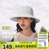 蕉下（beneunder）遮阳帽子女透气渔夫帽防晒帽钓鱼帽防泼水户外AS713浅炭灰