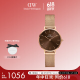 丹尼尔惠灵顿（DanielWellington）DW手女表 全新配色钢带女士手表 时尚欧美表节日礼物DW00100476