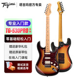 Tagima电吉他塔吉玛TG510 530 635成人男女初学者入门吉他音箱 TG-530PRO单单双【SB日落色】
