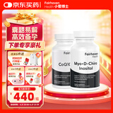 FAIRHAVEN HEALTH爱希儿小爱博士40:1dci手性肌醇myo肌醇胆碱卵巢维生素b8多囊备孕 调多囊 备孕套装