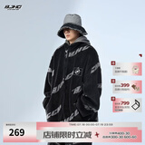 BJHG不计后果冬美式加厚仿羊羔绒棉服男潮宽松保暖毛绒情侣棉衣外套女 黑色 XL