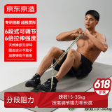 京东京造 迷彩弹力带拉力带 瑜伽健身阻力拉伸康复训练 迷彩绿