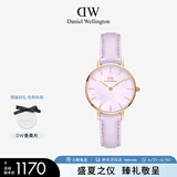丹尼尔惠灵顿（DanielWellington）DW女表花时系列薰衣草紫贝母流金表送女友节日礼物DW00100634
