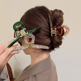 东义严选发夹女2025款高级感后脑勺盘发抓夹醋酸合金鲨鱼夹子发饰发卡