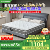 顾家家居 软硬两用床垫2cm天然乳胶三区整网独立弹簧席梦思1.8米 M1016