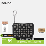 半坡饰族（bampo）钱包包包卡包小钱夹真皮牛皮柔韧耐用原创时尚小钱包便携小包 黑色