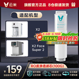 云米云米（VIOMI） 升级款云米净水器滤芯适配机型S2、Fast3、X2、Quick5、MeePlus、澎湃/Fast 1000G 2号RO膜100G（仅限X2/X2 Face）
