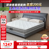 顾家家居 软硬两用床垫2cm天然乳胶三区整网独立弹簧席梦思1.8米 M1016
