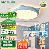 雷士（NVC）LED照明吸顶灯儿童氛围卧室灯创意可爱卡通简约-龙猫蓝色包安装