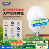 欧普（OPPLE）LED灯泡节能灯泡E27大螺口家用商用摆摊大功率厂房工矿灯28瓦白光