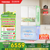 东芝（TOSHIBA）白珍珠540超薄零嵌入式大容量法式多门四开门家用电冰箱双系统一级能效国家补贴GR-RF540WI-PM171